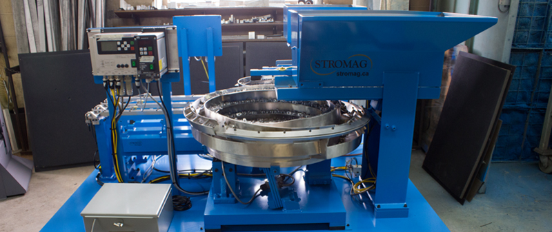 Custom Vibratory Bowl Feed Systems by STROMAG
